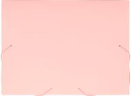 Aplankas plastikinis SPIRIT TIP TOP su guma, A4, šv. koralinės sp.