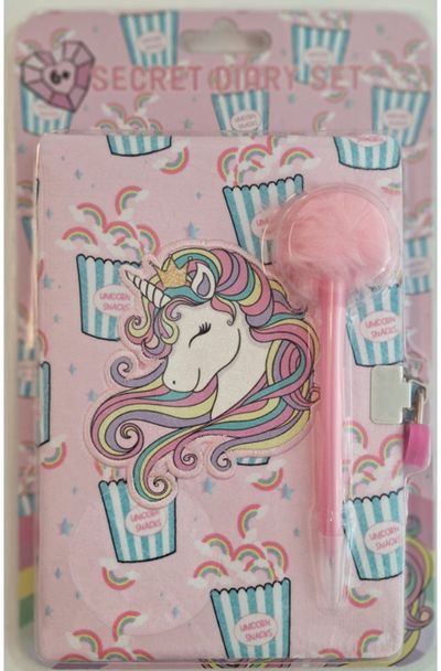 Dienoraštis TCD KIDS UNICORN, A4+, su 3D aplikacija