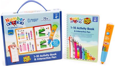 Mokomasis žaidimas su interaktyviu rašikliu Hot Dots® Numberblocks® 1–10 Activity Book (EN)