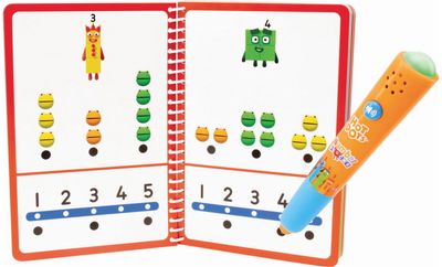 Mokomasis žaidimas su interaktyviu rašikliu Hot Dots® Numberblocks® 1–10 Activity Book (EN)