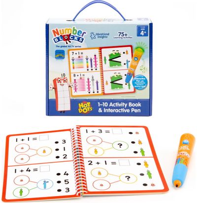 Mokomasis žaidimas su interaktyviu rašikliu Hot Dots® Numberblocks® 1–10 Activity Book (EN)