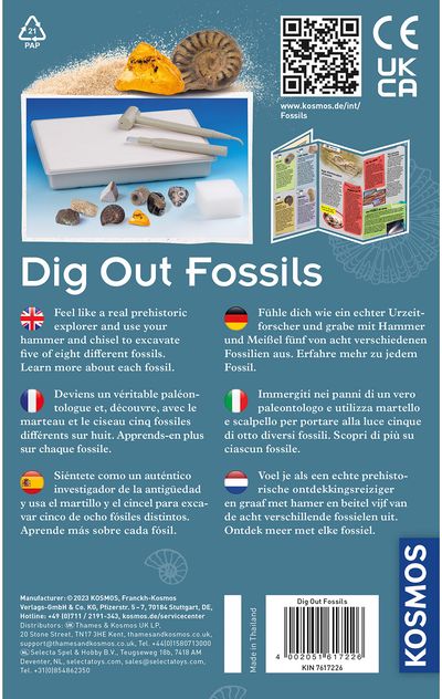 Mokslinis rinkinys KOSMOS DIG OUT FOSSILS