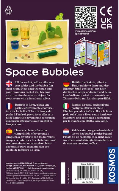 Mokslinis rinkinys KOSMOS SPACE BUBBLES