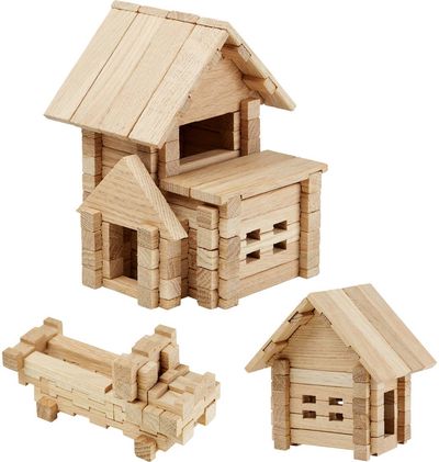 Medinis konstruktorius IGROTECO Namas su garažu, 75