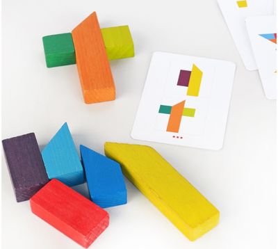 Lavinamasis žaidimas IGROTECO galvosūkis Tangrama, 8 det.