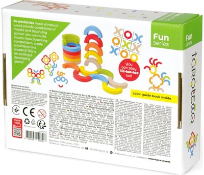 Lavinamasis žaidimas IGROTECO balansinė mozaika, Vaivorykštė, 24 det.