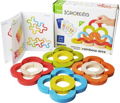 Lavinamasis žaidimas IGROTECO balansinė mozaika, Vaivorykštė, 24 det.