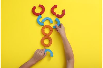 Lavinamasis žaidimas IGROTECO balansinė mozaika, Vaivorykštė, 24 det.