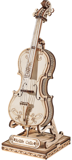 Medinis 3D modelis ROBOTIME Cello