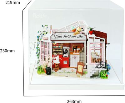 Modeliavimo rinkinys miniatiūra ROBOTIME Flowery Sweets & Teas