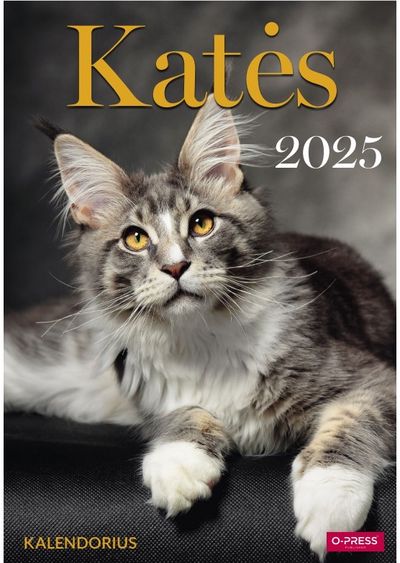 Sieninis kalendorius 2025 A3 Katės