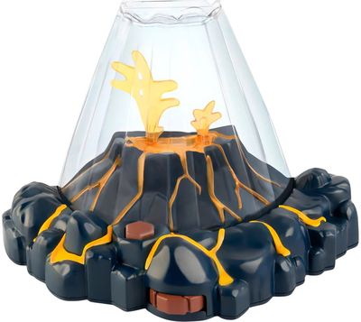 Aqua Dragons VOLCANO rinkinys su RAUDONAIS Drakoniukais ir LED šviesomis