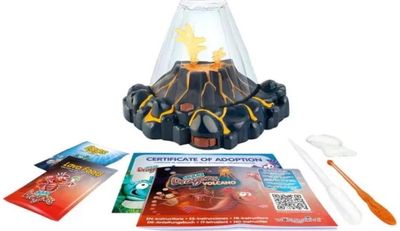 Aqua Dragons VOLCANO rinkinys su RAUDONAIS Drakoniukais ir LED šviesomis