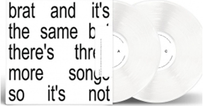 Charli XCX: Brat And It's The Same But There's Three More Songs So It's Not (Whi te Vinyl) - 2LP