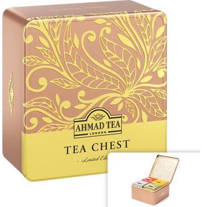 Juodos arbatos rinkinys AHMAD CHEST FOUR, 40 pak.x 2 g