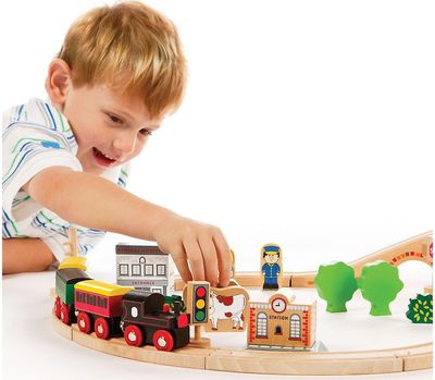 Traukinių rinkinys TILDO 50 Piece Train Set