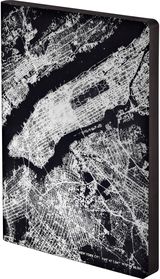 Užrašinė Nuuna NIGHTFLIGHT NYC, 120 g, 175 psl., taškeliais