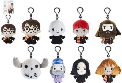 Pliušinis pakabinamas žaislas HARRY POTTER PLUSH CLIP CLIP-ON įv. rūšys