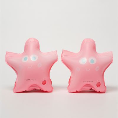 Plaukimo rankovės SUNNYLIFE Melody the Mermaid Float Bands Strawberry (iki 30 kg.)