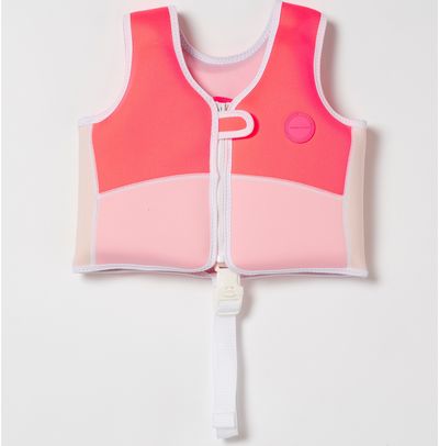 Plaukimo liemenė SUNNYLIFE Melody the Mermaid Neon Strawberry (2- 3 metai, iki 18 kg.)