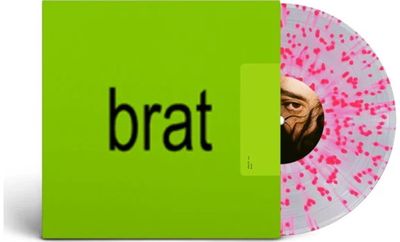 Charli XCX BRAT Limited clear & Pink vinyl album LP