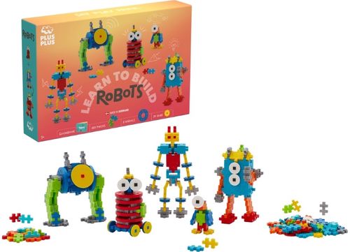 Konstruktorius PLUS PLUS Mokausi statyti robotus dovanos nuotrauka