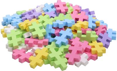 Konstruktorius PLUS PLUS DIDELĖS, pastelinės spalvos, 50 det.