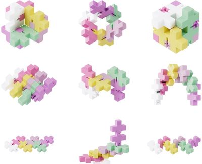 Antistresinis žaislas galvosūkis PLUS PLUS Hexel Bubblegum