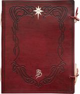 Užrašinė THE LORD OF THE RINGS, odinis viršelis, 90 l.