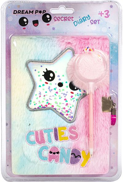 Dienoraštis TCD KIDS STAR su tušinuku ir spynele, bl