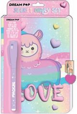 Dienoraštis TCD KIDS LAMA su LED tušinuku ir spynele, bl