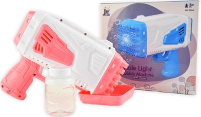 Muilo burbulų šautuvas JH BUBBLES GUN w LIGHT baterijos 4 x 1.5V AA (nepridėtos 20cm