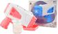 Muilo burbulų šautuvas JH BUBBLES GUN w LIGHT baterijos 4 x 1.5V AA (nepridėtos 20cm