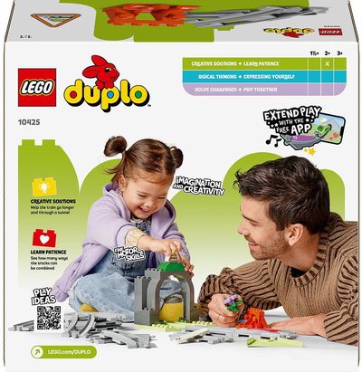 LEGO DUPLO TRAUKINUKO TUNELIO IR BĖGIŲ PAPILDOMAS RINKINYS 10425