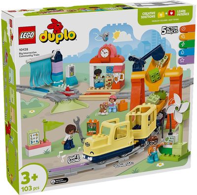 LEGO DUPLO DIDELIS INTERAKTYVUS BENDRUOMENINIS TRAUKINYS 10428