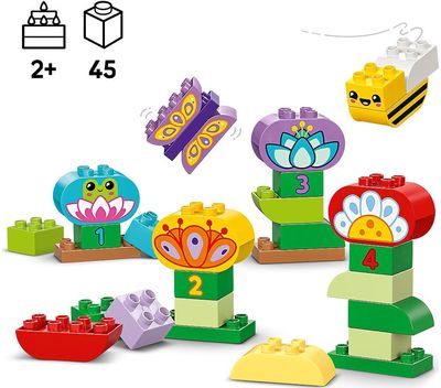 LEGO DUPLO KŪRYBINIS SODAS IR GĖLĖS 10444