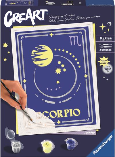 Tapyba pagal numerius RAVENSBURGER CreArt Skorpionas 24 x 18 cm.
