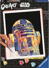 Tapyba pagal numerius RAVENSBURGER CreArt CreArt Paint by Numbers Star Wars R2D2 20 x 24 cm.