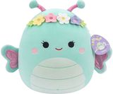 Pliušinis žaislas SQUISHMALLOWS Reina - Seafoam Green Butterfly W/ Flower Crown, 12 cm