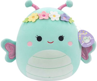Pliušinis žaislas SQUISHMALLOWS Reina - Seafoam Green Butterfly W/ Flower Crown, 12 cm