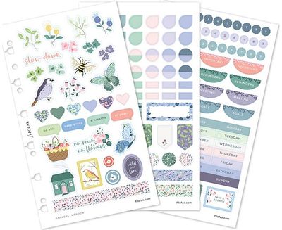 Priedai FILOFAX užrašinėms: lipdukai, Meadow