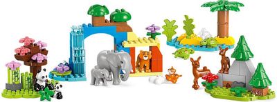 LEGO DUPLO LAUKINIŲ GYVŪNŲ ŠEIMOS TRYS VIENAME 10446