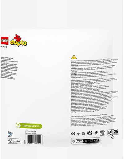 LEGO DUPLO ŽALIA PAGRINDO PLOKŠTELĖ 10460