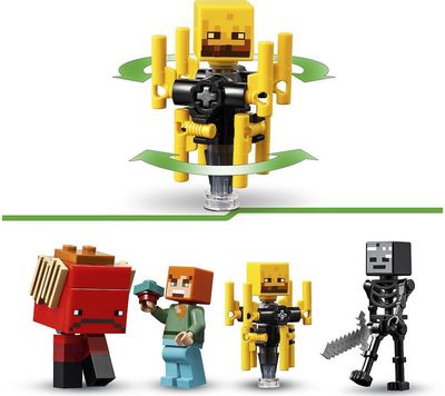 LEGO Minecraft LAVOS MŪŠIS NETHER DIMENSIJOJE 21266