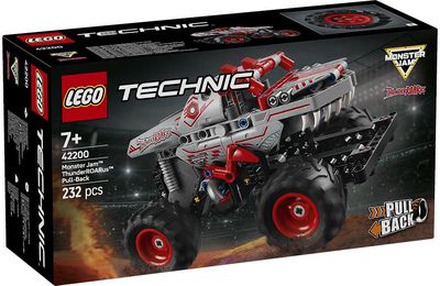 LEGO Technic MONSTER JAM™ THUNDERROARUS™ SU SPYRUOKLINIU MECHANIZMU 42200