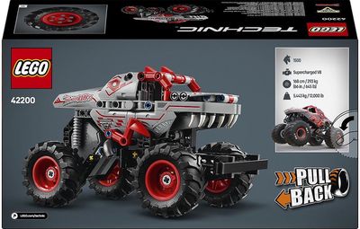 LEGO Technic MONSTER JAM™ THUNDERROARUS™ SU SPYRUOKLINIU MECHANIZMU 42200