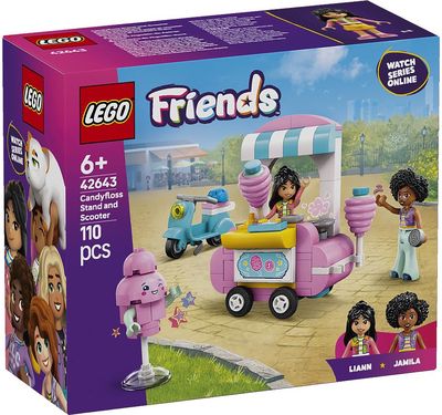 LEGO Friends CUKRAUS VATOS KIOSKAS IR MOTOROLERIS 42643
