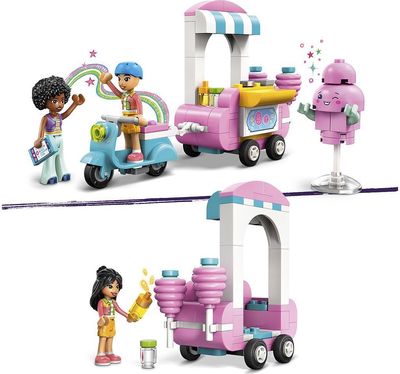 LEGO Friends CUKRAUS VATOS KIOSKAS IR MOTOROLERIS 42643