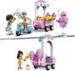 LEGO Friends CUKRAUS VATOS KIOSKAS IR MOTOROLERIS 42643