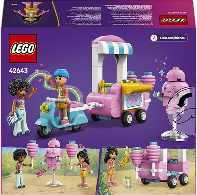 LEGO Friends CUKRAUS VATOS KIOSKAS IR MOTOROLERIS 42643